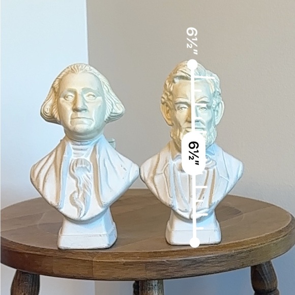 Avon President George Washington Abraham Lincoln Aftershave Bottles 1970s Models - Picture 4 of 14